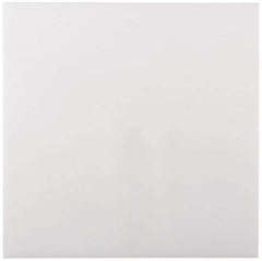 Made in USA - 1-1/2" Thick x 48" Wide x 4' Long, Polyethylene (UHMW) Sheet - White, ±0.10% Tolerance - Exact Tooling