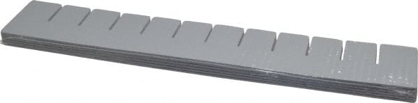Quantum Storage - 16-1/2" Wide x 3-1/2" High, Gray Bin Divider - Use with DG92035 - Exact Tooling