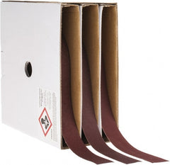 Tru-Maxx - 25 Yards x 1" 3 Piece Roll Kit - 120, 180 & 240 Grit, & Fine & Very Fine Grades - Exact Tooling