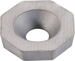 Kennametal - 4.57mm Inscribed Circle, Octagon Boring Bar Shim for Indexables - Carbide, 1/8" Thick, SM Shim Style, Neutral Cut - Exact Tooling