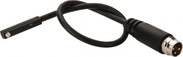 De-Sta-Co - PNP Output, Normally Open, Solid State Sensor, 0.1 Max Amps, 4.50 to 28 Volts, Power Clamp Switch - 0.5 Volt Max Drop, DC Current, 0.93" Long x 0.53" Wide x 0.87" High, 0.54 Ft Long Wire - Exact Tooling