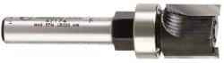Amana Tool - 1/2" Cut Diam, 1/2" Length of Cut, 2 Flute Pattern-Cutting Edge Profile Router Bit - Carbide-Tipped, 1/4" Shank Diam, 1-15/16" OAL, Uncoated - Exact Tooling