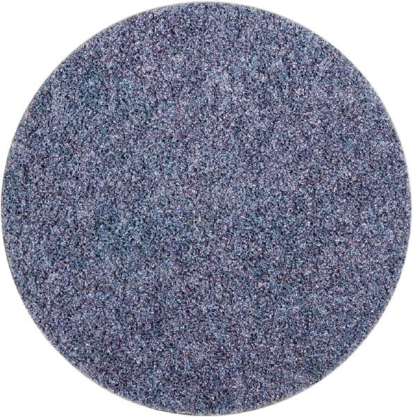 3M - 4" Disc Diam, Ceramic Quick Change Disc - Type R Attaching System, Nonwoven, Blue, Coarse Grade, 12,000 RPM - Exact Tooling