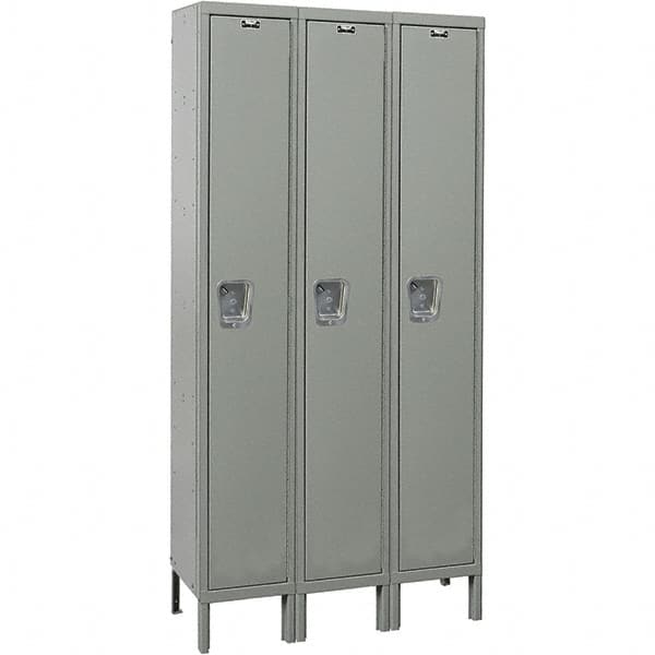 Hallowell - 3 Door, 1 Tier, Premium Wardrobe Lockers - Exact Tooling