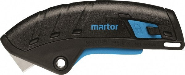 Martor USA - Retractable Utility Knife - Black & Blue Handle - Exact Tooling