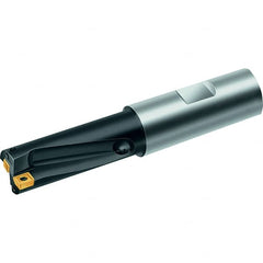 Walter - 1-1/4" Max Drill Depth, 2xD, 5/8" Diam, Indexable Insert Drill - 2 Inserts, 3/4" Shank Diam, Straight Shank - Exact Tooling