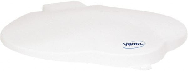 Vikan - 3 Gal Polypropylene Pail Lid - White, For Use with 5690 - Exact Tooling