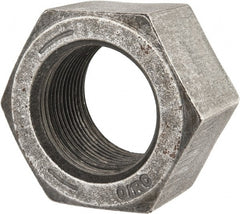 Value Collection - 1-1/2 - 12 UNF Steel Right Hand Hex Nut - 2-1/4" Across Flats, 1.317" High, Uncoated - Exact Tooling
