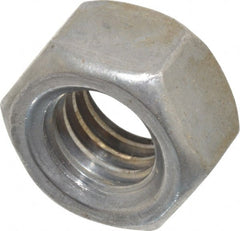 Value Collection - 7/16-14 UNC Steel Right Hand Hex Nut - 11/16" Across Flats, 3/8" High, Uncoated - Exact Tooling