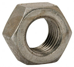 Value Collection - 7/16-20 UNF Steel Right Hand Hex Nut - 11/16" Across Flats, 3/8" High, Uncoated - Exact Tooling