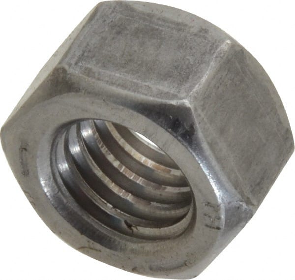 Value Collection - 1/2-13 UNC Steel Right Hand Hex Nut - 3/4" Across Flats, 7/16" High, Uncoated - Exact Tooling