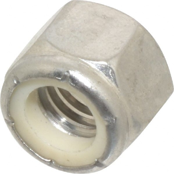 Value Collection - 3/8-16 UNC 316 Hex Lock Nut with Nylon Insert - Exact Tooling