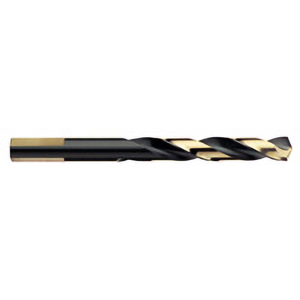 Titan USA - Maintenance Drill Bits; Drill Bit Size (Decimal Inch): 0.4844 ; Drill Bit Size (Inch): 31/64 ; Drill Point Angle: 135 ; Drill Bit Material: High Speed Steel ; Drill Bit Finish/Coating: Black Oxide; Gold ; Shank Type: Straight - Exact Tooling