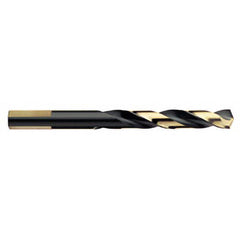 Titan USA - Maintenance Drill Bits; Drill Bit Size (Decimal Inch): 0.4688 ; Drill Bit Size (Inch): 15/32 ; Drill Point Angle: 135 ; Drill Bit Material: High Speed Steel ; Drill Bit Finish/Coating: Black Oxide; Gold ; Shank Type: Straight - Exact Tooling