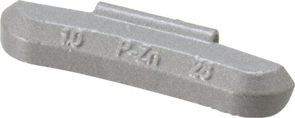 Myers Tire Supply - 1 oz Wheel Weight - Zinc, For Use with Import & Domestic Passenger Cars, 1/2 Ton Trucks, Mini Pickups & Vans with Standard 1/8" Flange - Exact Tooling