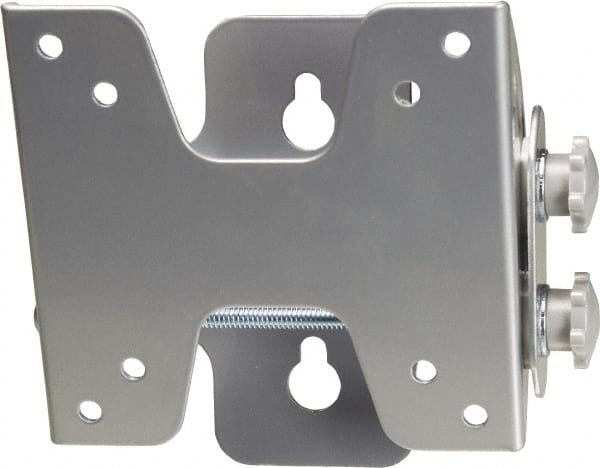 Video Mount - Steel, Flat Panel Tilt Mount For 10 to 23 Inch LCD Monitor - Silver, 25 Lbs. Load Capacity, 15° Max Tilt Angle, Flush Wall Mount Tilting - Exact Tooling