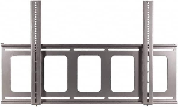 Video Mount - Steel, Flat Panel Flat Mount For 42 to 70 Inch Plasma Monitor - Silver, 180 Lbs. Load Capacity, 0 to 18 Inch Vertical Opening, 0° Max Tilt Angle, Flush Wall Mount - Exact Tooling