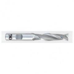 1-1/4 Dia. x 5-1/2 Overall Length 2-Flute Square End HSS-CO SE End Mill-Round Shank-Center Cutting-Uncoated - Exact Tooling
