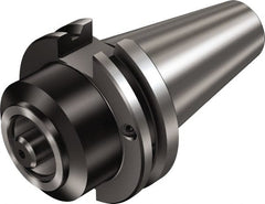 Sandvik Coromant - CAT40 Outside Taper, C4 Inside Modular Connection, CAT to Capto Taper Adapter - 40mm Projection, 40mm Nose Diam, 108.4mm OAL, Through Coolant - Exact Tooling