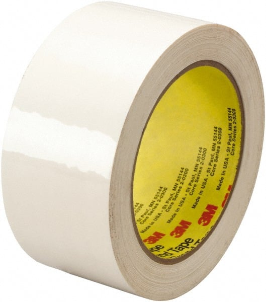 3M - 36 Yds. x 1", White Polyethylene Film Tape - 483 Series, 5 mil Thick, 10 Lb./Inch Tensile Strength - Exact Tooling