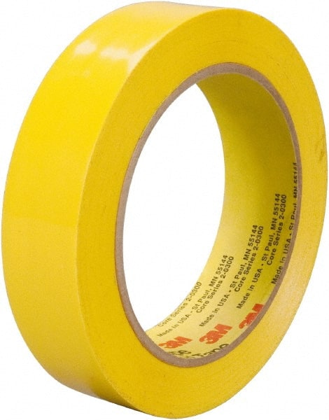 3M - 36 Yds. x 2", Yellow Polyethylene Film Tape - 483 Series, 5 mil Thick, 10 Lb./Inch Tensile Strength - Exact Tooling