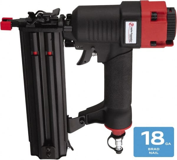 Value Collection - 5/8 to 2" Nail Length, 0.079" Nail Diam, 18 Gauge Brad Air Nailer - 60 to 100 psi - Exact Tooling