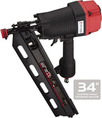 Value Collection - 2 to 3-1/2" Nail Length, 0.28" Nail Diam, Framing Air Nailer - 70 to 115 psi - Exact Tooling
