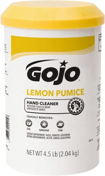 GOJO - 4.5 Lb Dispenser Refill Cream Waterless Hand Cleaner - White, Lemon Scent - Exact Tooling