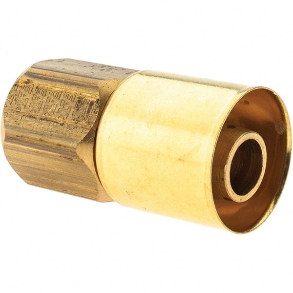 Eaton - Female SAE Brass Hydraulic Hose Swivel - -8 Hose Size, 1/2" Hose Diam - Exact Tooling