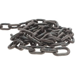 Peerless Chain - 1/4" Welded High Test Chain - 5,400 Lb Capacity, Grade 40, 134' Long, Hot Galvanized Finish - Exact Tooling
