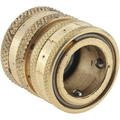 Parker - 3/4 Garden Hose Coupler - Brass & Stainless Steel, Female Connector - Exact Tooling