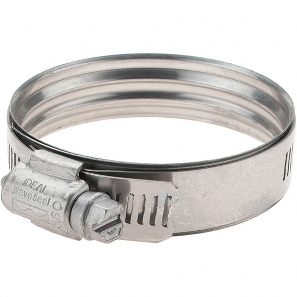 IDEAL TRIDON - SAE Size 36, 43 to 65mm Diam, Stainless Steel 360° Worm Drive Clamp - Exact Tooling
