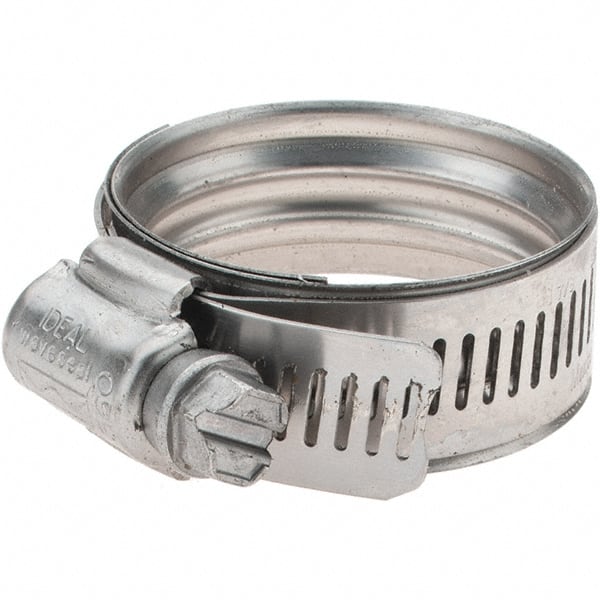 IDEAL TRIDON - SAE Size 22, 29 to 43mm Diam, Stainless Steel 360° Worm Drive Clamp - Exact Tooling