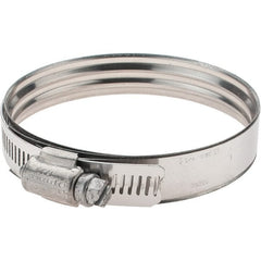 IDEAL TRIDON - SAE Size 52, 60 to 91mm Diam, Stainless Steel 360° Worm Drive Clamp - Exact Tooling