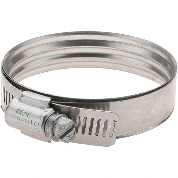 IDEAL TRIDON - SAE Size 40, 46 to 71mm Diam, Stainless Steel 360° Worm Drive Clamp - Exact Tooling