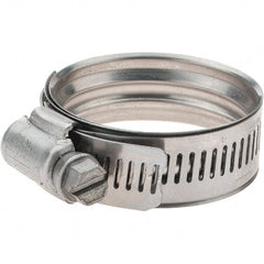 IDEAL TRIDON - SAE Size 24, 30 to 46mm Diam, Stainless Steel 360° Worm Drive Clamp - Exact Tooling