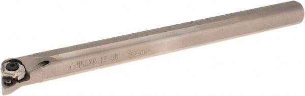 Iscar - 1" Min Bore Diam, 10" OAL, 3/4" Shank Diam, A-MWLN Indexable Boring Bar - 1.1" Max Bore Depth, WNM.. 3 Insert, Wedge Holding Method - Exact Tooling