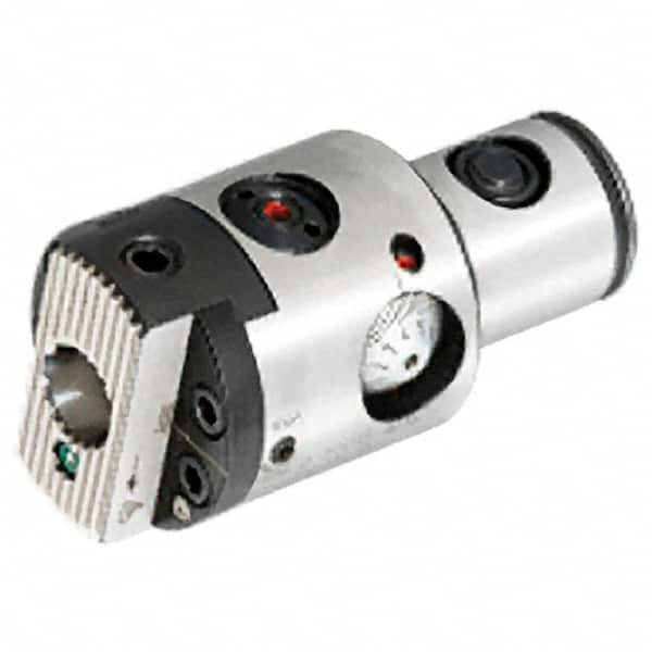 Iscar - 0.787" Body Diam, Manual Single Cutter Boring Head - 0.866" to 1.142" Bore Diam - Exact Tooling