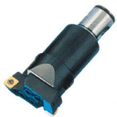 Iscar - 95mm Body Diam, Manual Single Cutter Boring Head - 119.99mm to 200mm Bore Diam - Exact Tooling