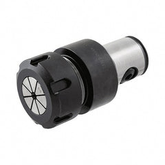 Iscar - 1mm to 16mm Capacity, 45mm Projection, Modular Connection, ER25 Collet Chuck - Through-Spindle - Exact Tooling