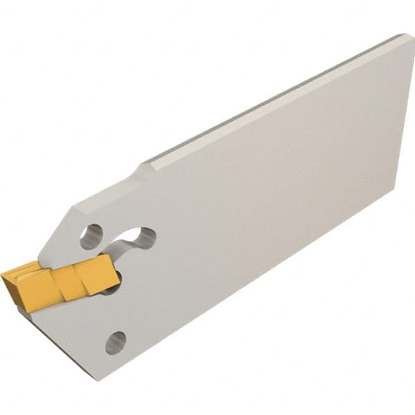 Iscar - 3.5 to 5mm Groove Width, 30mm Max Depth of Cut, Neutral Cut, CGHN Indexable Grooving Blade - Multiple Insert Styles, Series Cut Grip - Exact Tooling