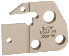 Iscar - 1.1811" Blade Height, 0.1575" Blade Width, 1.6339" OAL, Neutral Cut, Double End Indexable Cut-Off Blade - DGAD Blade - Exact Tooling