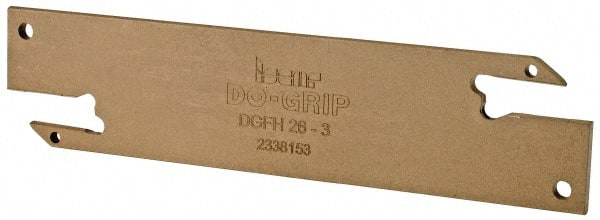 Iscar - 1.0236" Blade Height, 0.0945" Blade Width, 4.3307" OAL, Neutral Cut, Double End Indexable Cut-Off Blade - DGFH Blade - Exact Tooling