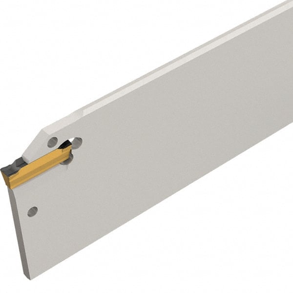 Iscar - 1.4" Groove Width, Neutral Cut, DGFH Indexable Grooving Blade - DGN/DGNM-J/JS/JT, DGR/L-J/JS Insert Style, Series Do-Grip & Heli-Grip - Exact Tooling