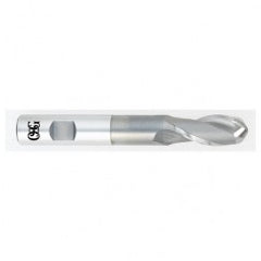 1/4" Dia. - 3-1/16" OAL - Bright HSS Co-Center Cut SE EM - 2 FL - Exact Tooling