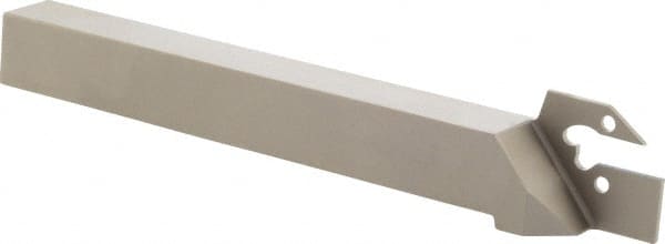 Iscar - External Thread, 0.69" Max Depth of Cut, 1.9mm Min Groove Width, 150mm OAL, Right Hand Indexable Grooving Cutoff Toolholder - 16mm Shank Height x 16mm Shank Width, DG.. Insert Style, DGT Toolholder Style, Series Do-Grip - Exact Tooling