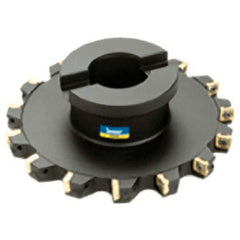 Iscar - Shell Mount B Connection, 0.3543" Cutting Width, 1.3386" Depth of Cut, 125mm Cutter Diam, 1.2598" Hole Diam, 13 Tooth Indexable Slotting Cutter - FST Toolholder, Q/XPMT Insert - Exact Tooling