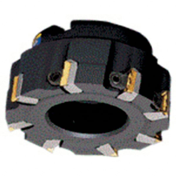 Iscar - 8 Inserts, 100mm Cut Diam, 32mm Arbor Diam, 18mm Max Depth of Cut, Indexable Square-Shoulder Face Mill - 0/90° Lead Angle, 50mm High, TPK.. Insert Compatibility, Series Mill2000 - Exact Tooling