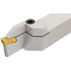 Iscar - External Thread, 0.7874" Max Depth of Cut, 4mm Min Groove Width, 110mm OAL, Right Hand Indexable Grooving Cutoff Toolholder - 16mm Shank Height x 16mm Shank Width, GI.. Insert Style, GHG Toolholder Style, Series Cut Grip - Exact Tooling