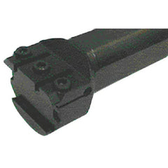 Iscar - GHIC, Internal, Neutral, 1.18" Max Depth of Cut, 0.11 to 1/4" Groove Width, Indexable Grooving Tool Holder - GI.., TIP Insert Compatibility, 2.28" Shank Height, 1-1/2" Shank Width, 12" OAL - Exact Tooling